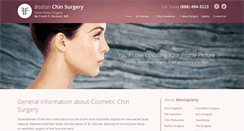 Desktop Screenshot of bostonchinsurgery.com